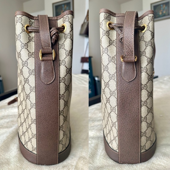 Gucci Bucket Side Pullstring Shoulder Bag - Picture 4 of 16